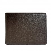 محفظة رجالية جلد بني من Calvin Klein Wallet - Calvin Klein